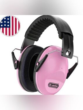 Dr Meter Noise Cancelling Adjustable Headphones for Kids Ear Protection Earmuffs